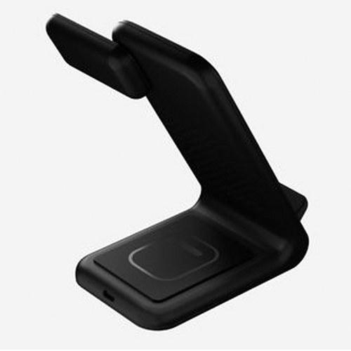 Immagine prodotto STM ChargeTree Swing Stazione di ricarica per più dispositivi| Qi| nero| (15 W)