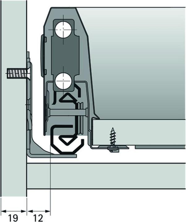 Actual product image Hettich Actro Silent System