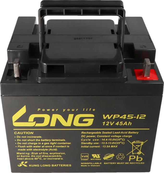 Immagine prodotto Kung Long Batteria WP45-12 PB (12 V, 45 Ah)
