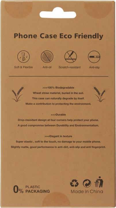 Image du produit Bioka Coque biodégradable et compostable Eco-Friendly (Apple iPhone 14 Pro Max)