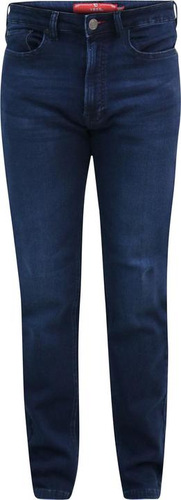 Actual product image DUKE D555 Mens Putney Knitted Denim Stretch Jeans (42)