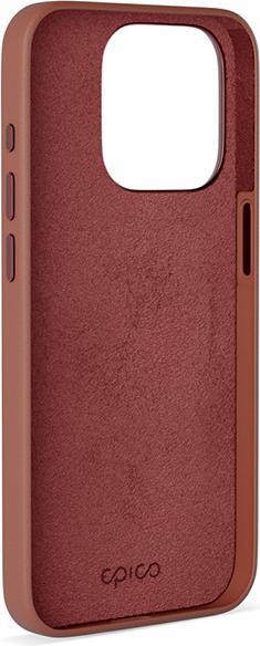 Actual product image Epico Mag+ Leather Case, iPhone 15 Pro - Case, Brown (Apple iPhone 15 Pro)