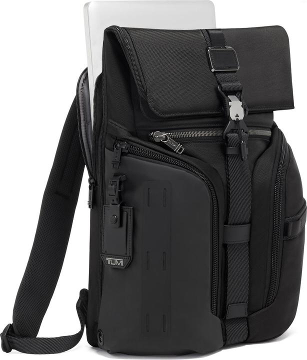 Actual product image Tumi Logistics Flap Lid Backpack Black