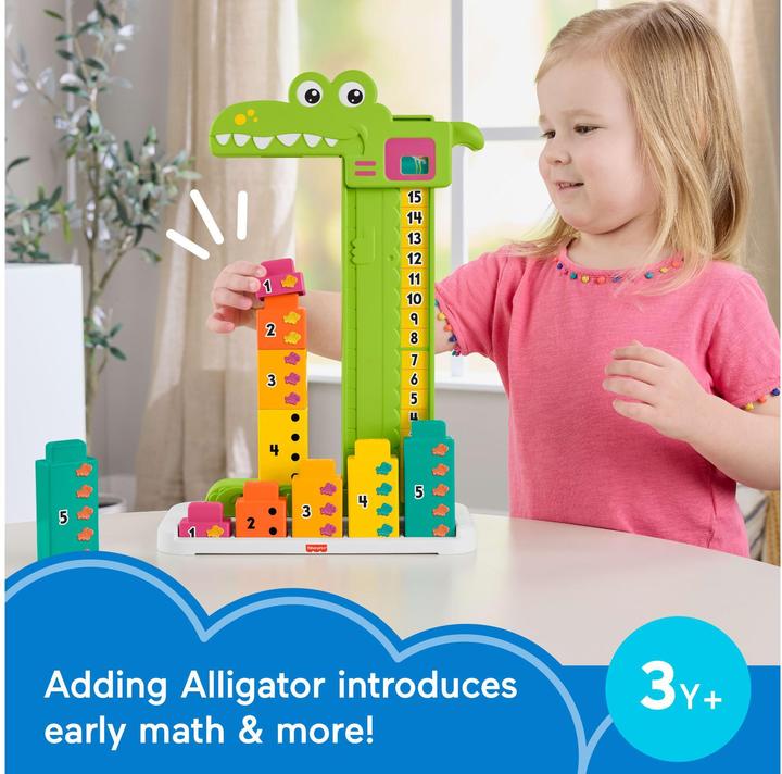 Actual product image Fisher-Price Mein Zahlen-Krokodil (German, French, Swiss German, Italian, English)