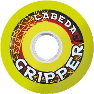 Reebok Wheels Labeda Gripper Medium Yellow Indoor (4pack) (80 mm)