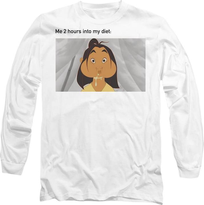 Immagine prodotto Mulan Diet Fail Meme Maglietta Adulto Unisex (L)
