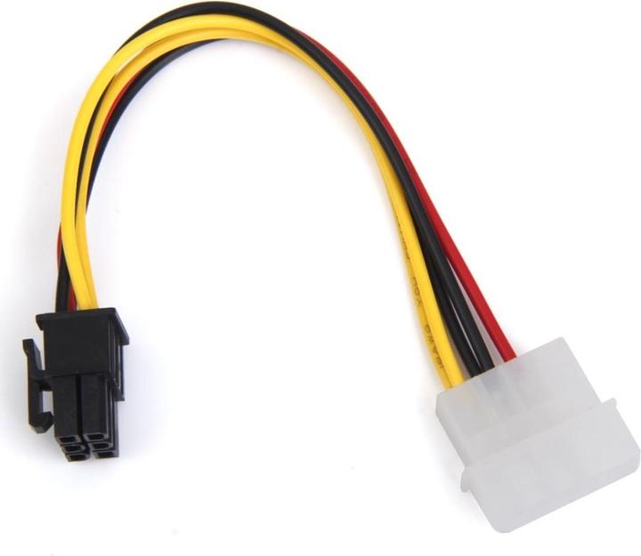 Immagine prodotto PowerGuard Adattatore per cavo di alimentazione della scheda grafica da 4 pin IDE Molex a 6 pin