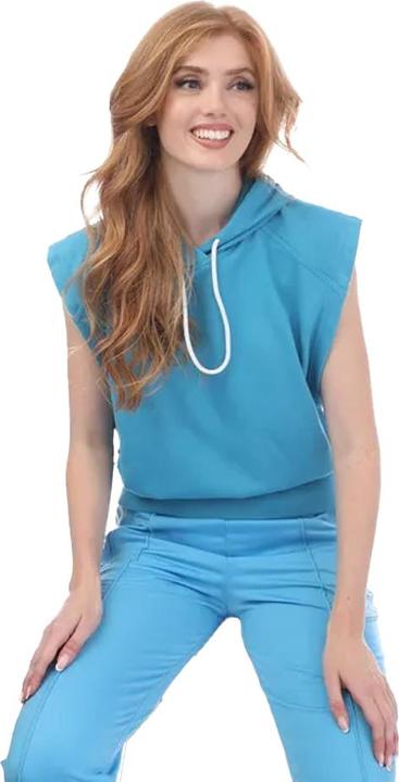 Actual product image adidas Womens/Ladies Studio Lounge Sleeveless Hoodie (42 D)