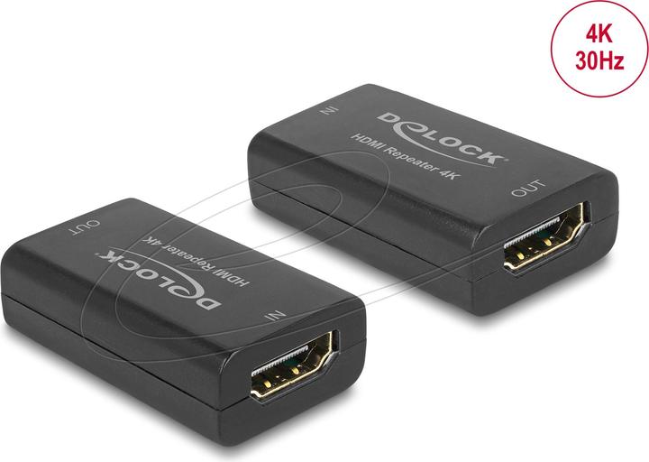 Delock HDMI Repeater, 4K bis 30m (HDMI, 4.70 cm)