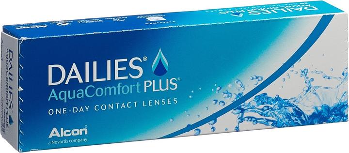 Actual product image Dailies AquaComfort Plus (30 Piece, Daily lens, Spherical)