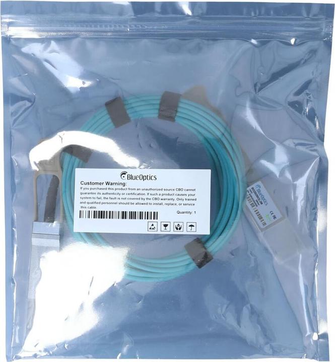 Image du produit BlueOptics HPE X2A0 JL278A compatible AOC QSFP28 BO282803L20M
