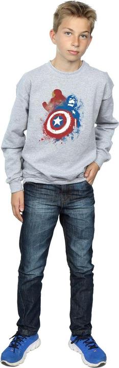 Immagine prodotto Captain America Civil War Painted Vs Iron Man Felpa Ragazzi (128)