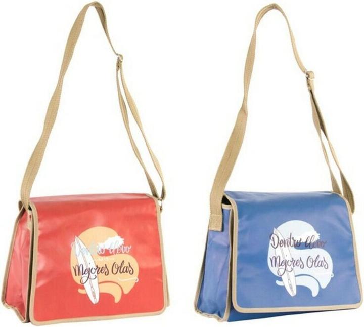 DKD Home Decor Schultertasche Olas Surf 35 x 13 x 26 cm (2 Stück)