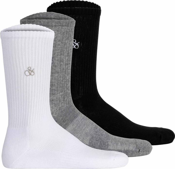 Scotch & Soda 1/2 TERRY COTTON CREW (3er Pack, 41 - 46)