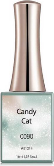 Image du produit Canni Vernis en gel Candy Cat C090 UV/LED (Candy Cat Vert, Vernis à ongles effet gel)
