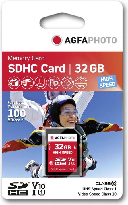 AGFAPHOTO SDHC Karte (32 GB, SDHC, U1, UHS-I)