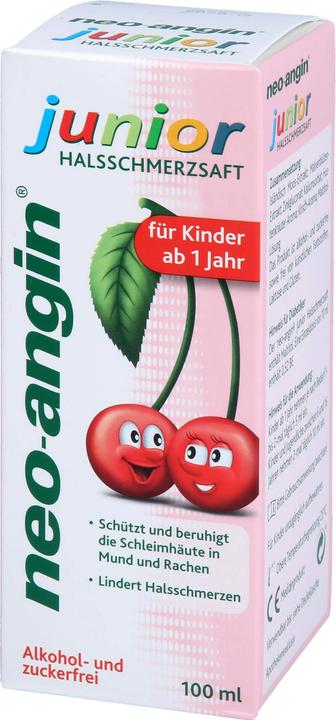 Immagine prodotto Klosterfrau neo-angin junior succo per il mal di gola per bambini da 1 anno, soluzione da 100 ml (1 Pezzo/i)