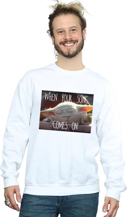Produktbild Star Wars The Mandalorian The Child Song Meme Sweatshirt (M)