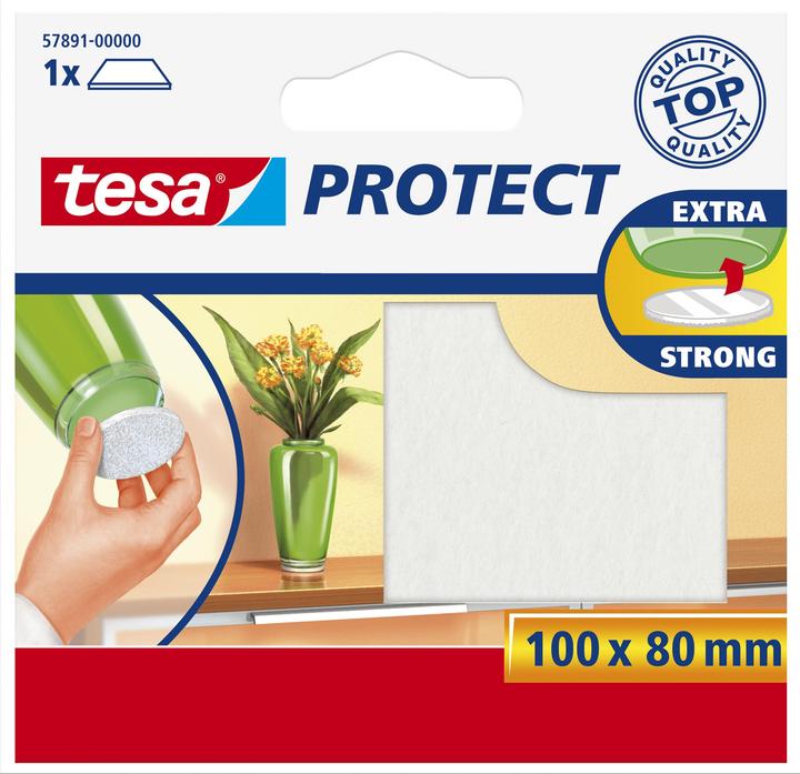 Produktbild tesa PROTECT Filzgleiter rechteckig (Filzgleiter, 1 Stück)