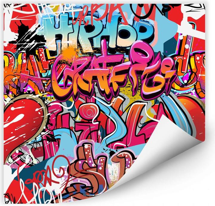 Image du produit Trenddeko Graffiti Hip Hop (70 x 70 cm)