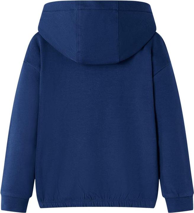 Produktbild VidaXL Kinder-Kapuzenpullover Marineblau 104,Material: 95 (104)