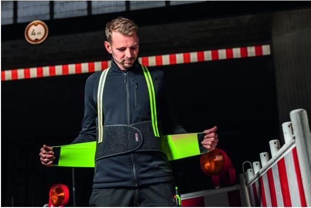 Produktbild Kneetek Rückenstützgurt High-Vis, gelb, Typ: XL