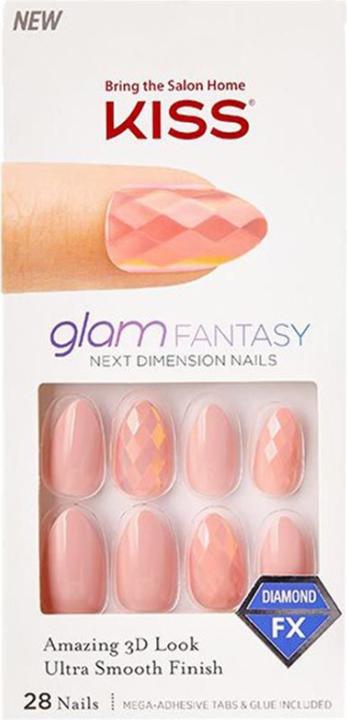 Immagine prodotto KISS Glam Fantasy Special FX Nails - Higher Love (Utensile per unghie, Pink)