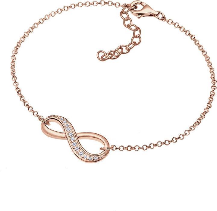 Elli Armband Infinity Symbol Endlos Zirkonia 925 Silber