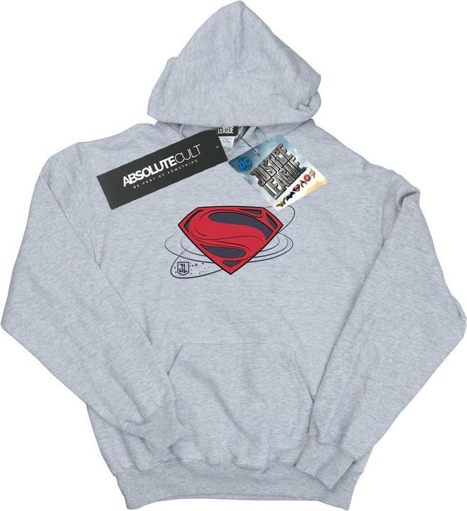 Actual product image Boys Justice League Movie Superman Logo Hoodie (152, 158)