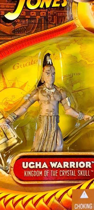 Actual product image Hasbro Indiana Jones and the Kingdom of the Crystal Skull Action Figure 2008 Ugha Warrior