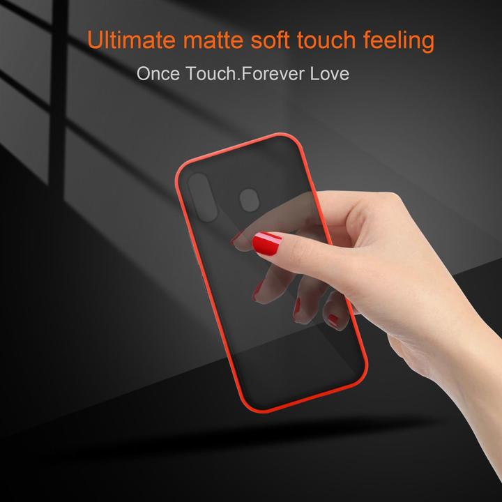 Productafbeelding Cadorabo Hybride matte hoes (TCL A30, Samsung Galaxy M10, Samsung Galaxy A20)