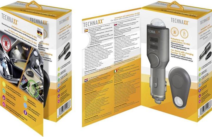 Produktbild Technaxx TX-100 Autoalarm mit Ladefunktion