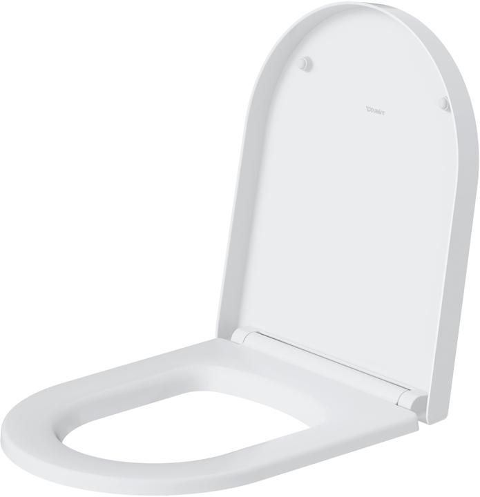 Actual product image Duravit ME by Starck WC seat, stainless steel hinges, with soft-close mechanism, removable