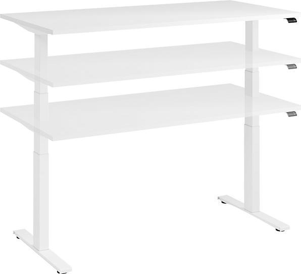 Produktbild FM Büromöbel Schreibtisch BOTTOM-UP silver (1600 x 800 x 620 mm)