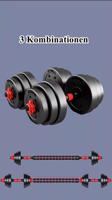 Actual product image Gym Universe 3 in 1 dumbbell set