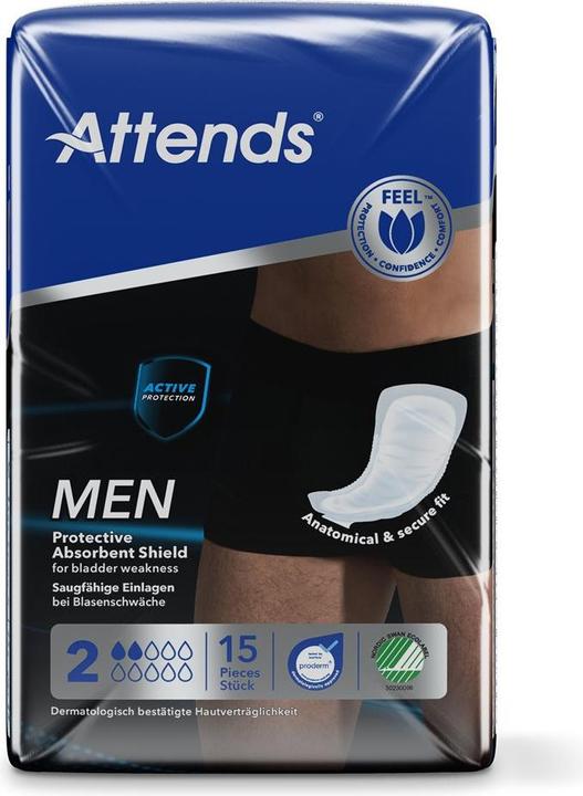 Attends Men 2 Einlage für Männer Btl 15 Stk (15 x)