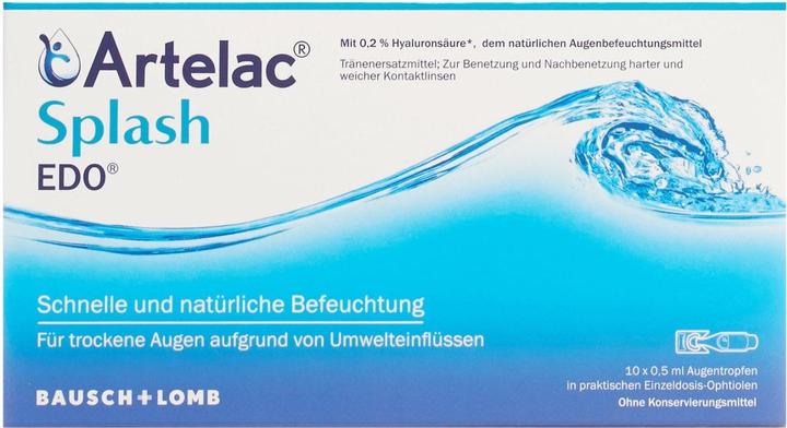 Produktbild Bausch + Lomb Splash EDO Gtt Opht (0.50 ml, 10 x 0.5 ml)