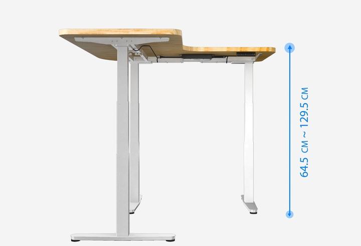 Immagine prodotto equip ERGO Telaio elettrico da tavolo sit-stand in forma di L, triplo motore