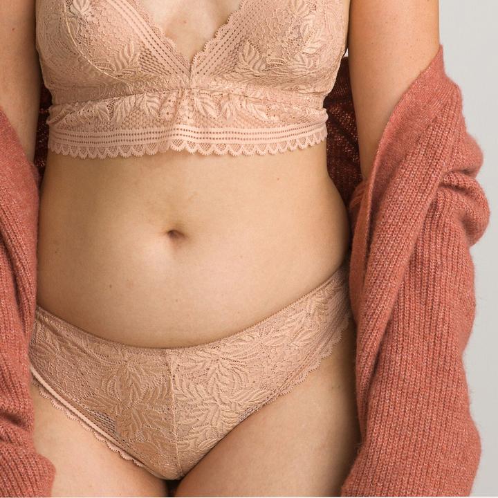 Produktbild La Redoute Collections Tanga JEANNE aus recycelter Spitze (W36/L38, Einzelpack)