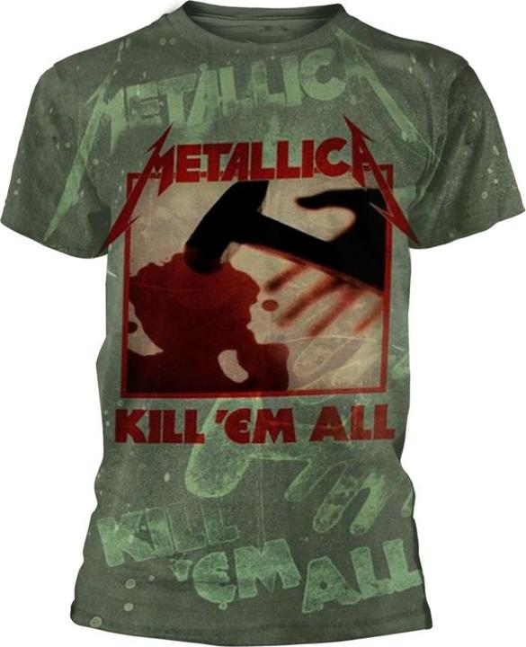 Actual product image Metallica Kill Em All (All Over) (S)