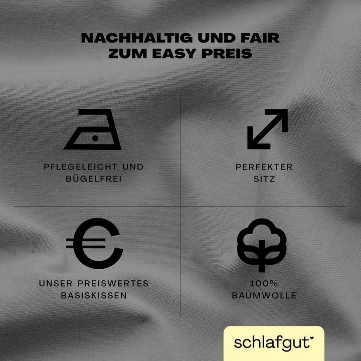 Produktbild schlafgut Easy Jersey (Duvetbezug, 40 x 80 cm)