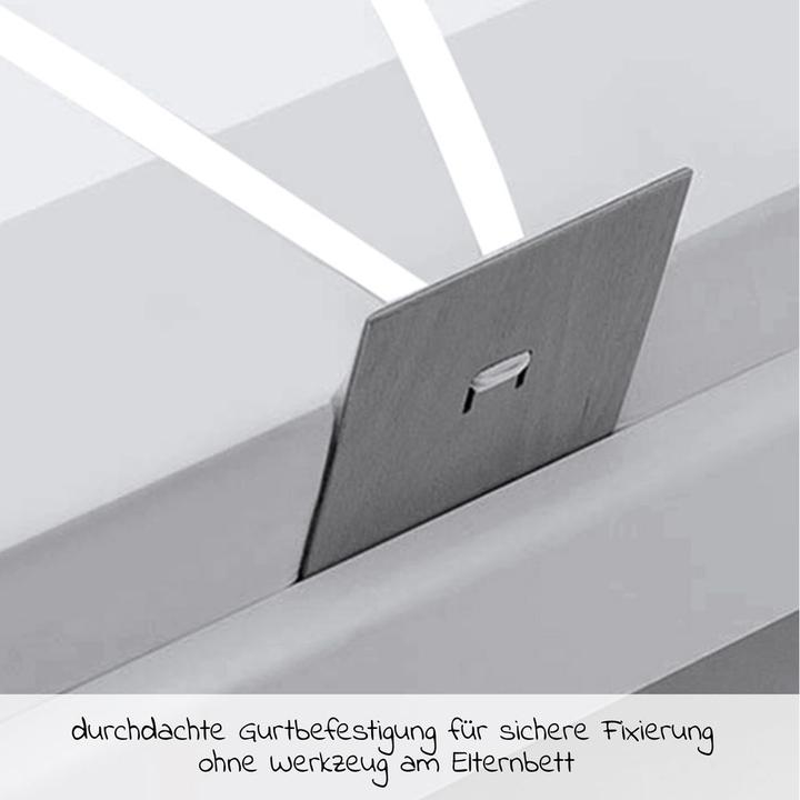 Produktbild Babybay Beistellbetten Beistellbett Boxspring Comfort Plus - Weiss lackiert