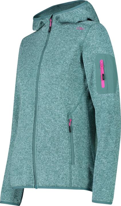 Actual product image CMP Campagnolo Women's Jacket Fix Hood Jacquard Knitted 3H19826 (42, L)