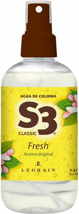 S3 Unisex-Parfüm EDC Fresh 240 ml (Eau de cologne, 240 ml)