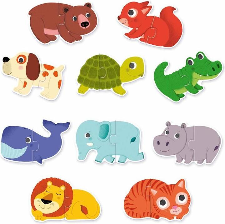 Image du produit Djeco Puzzle Duo Animaux (20 pièces)