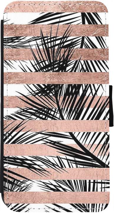 Immagine prodotto PhoneLook Portafoglio Coque noir Palme a righe dorate (Apple iPhone 12)