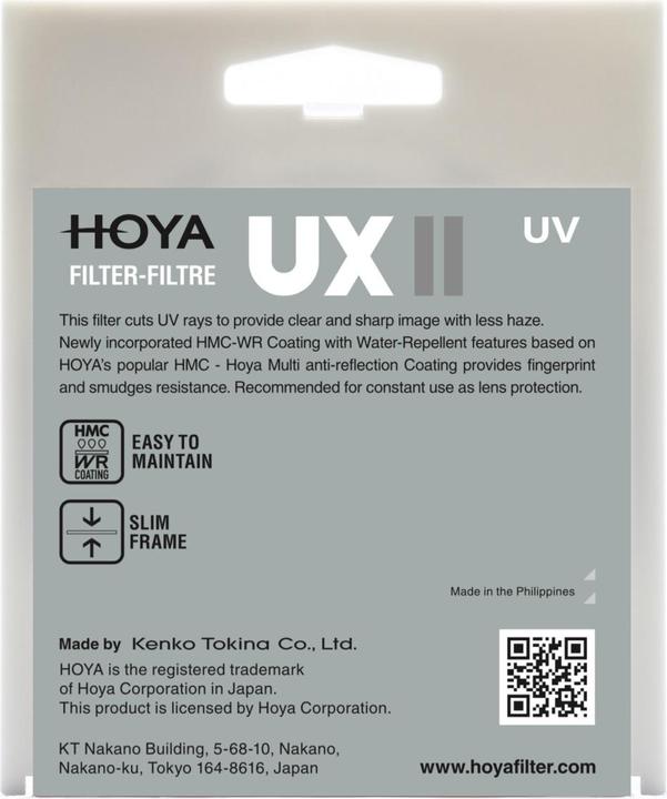 Image du produit Hoya UX II UV Filter (37 mm, Filtre UV)