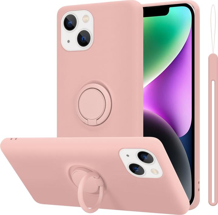 Cadorabo Case for Apple iPhone 14 PLUS in TPU Liquid Ring Silicone Case Style (Apple iPhone 14 Plus)