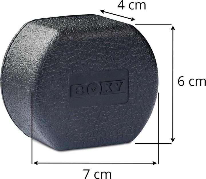 Image du produit Beco Remontoir pour Montres Boxy Fancy Brick - carbone avec alimentation électrique (1 x)
