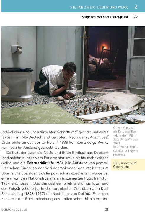 Produktbild Schachnovelle von Stefan Zweig - Textanalyse und Interpretation (Deutsch, Stefan Zweig, Sven Jacobsen, 2024)